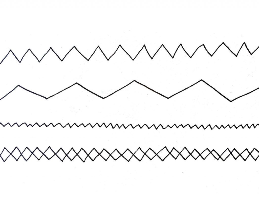 How to Draw a Zig Zag 