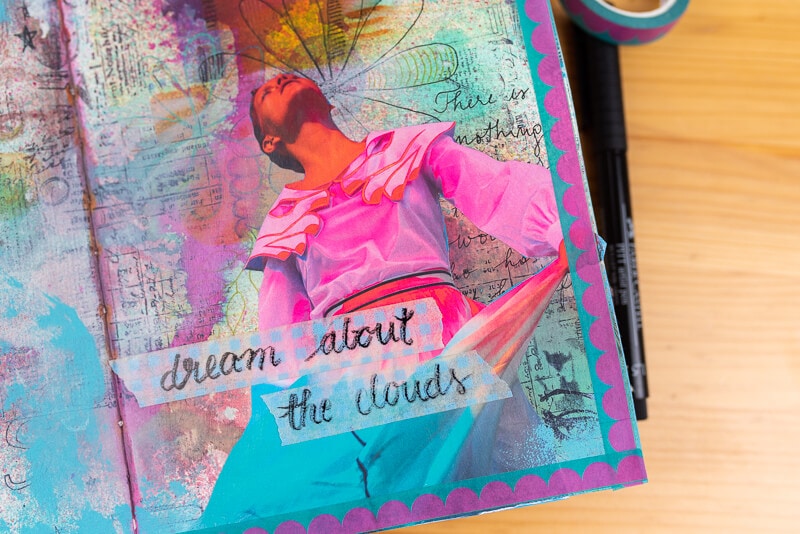 Art Journal Pages: Washi Tape - perfectly4med: Artist at work