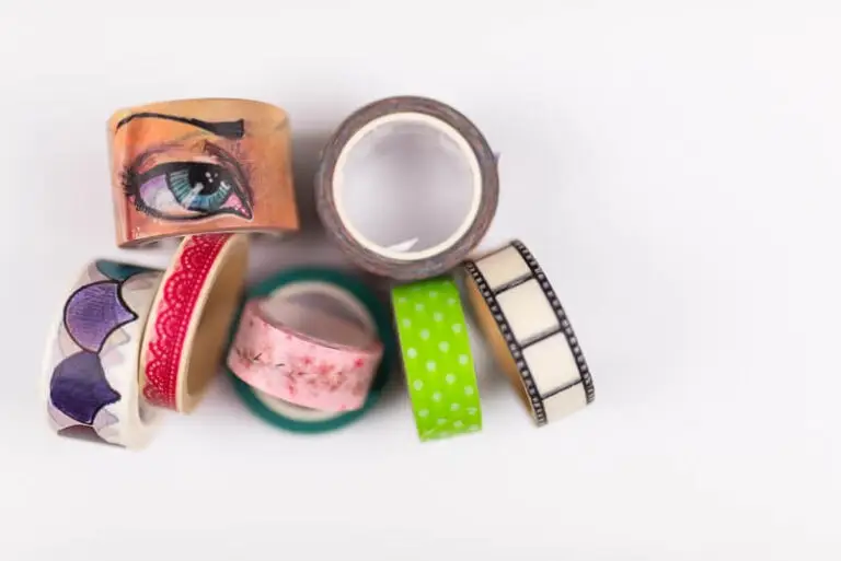 washi tapes from above