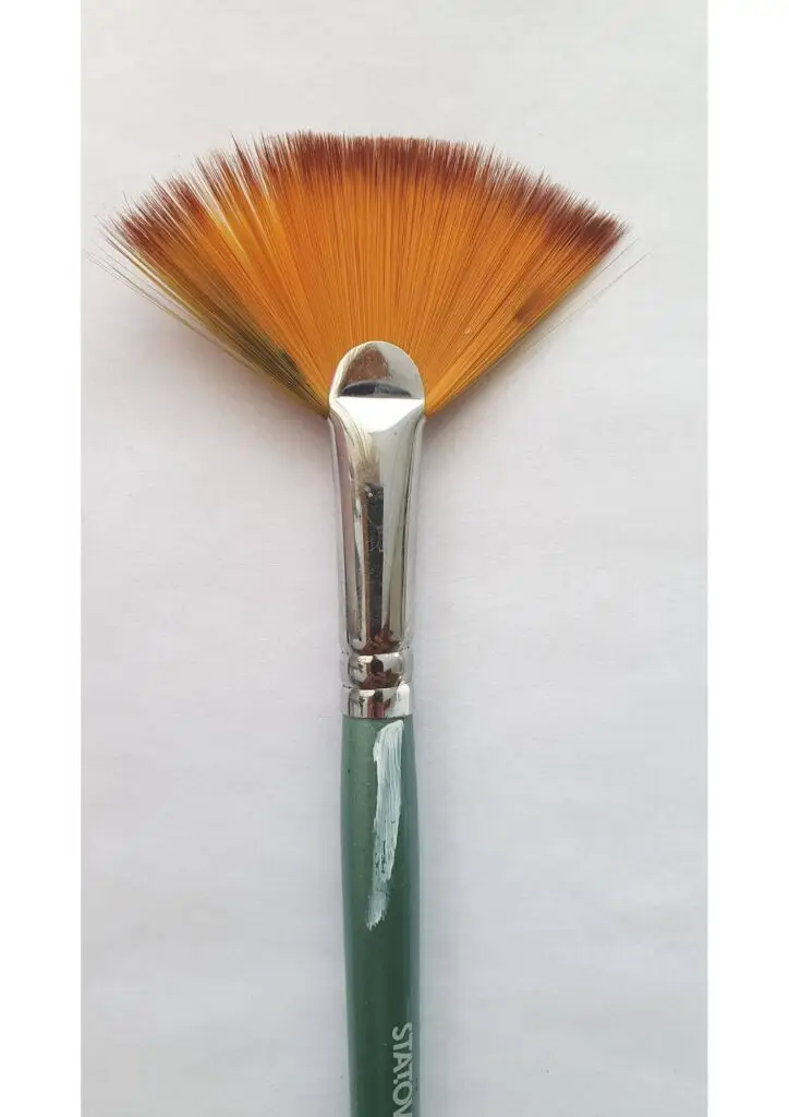 fan acrylic paintbrush