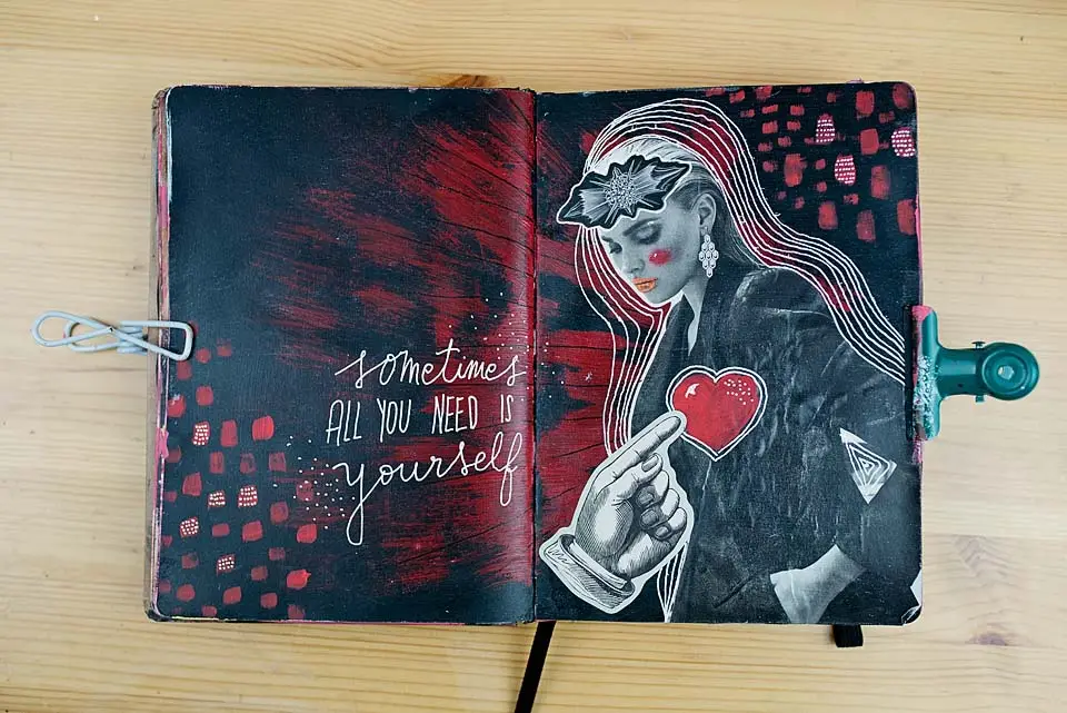art journal page