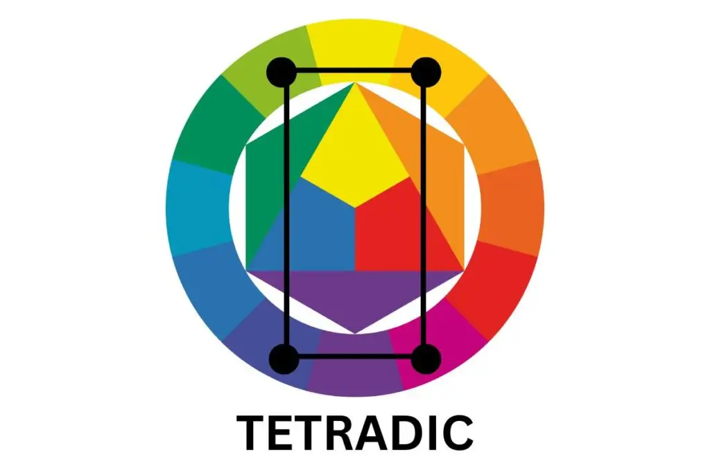 tetradic colors