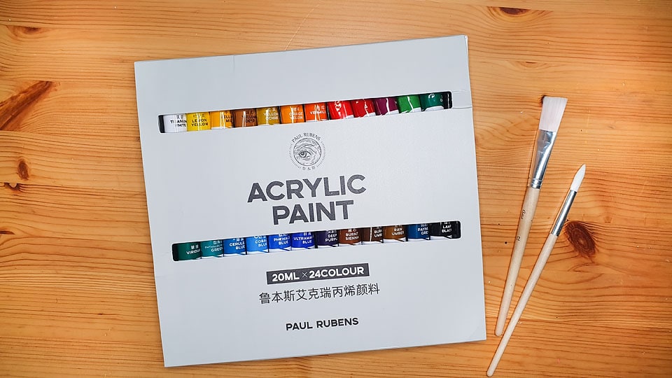 acrylic paint set