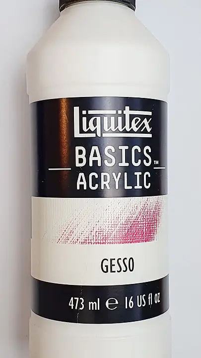 liquitex white gesso bottle