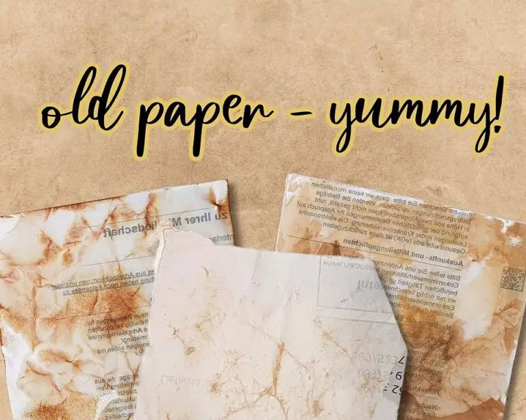 how to make paper look old