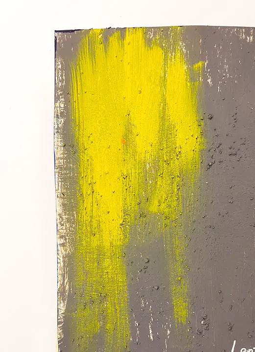 dry brush technique on paper