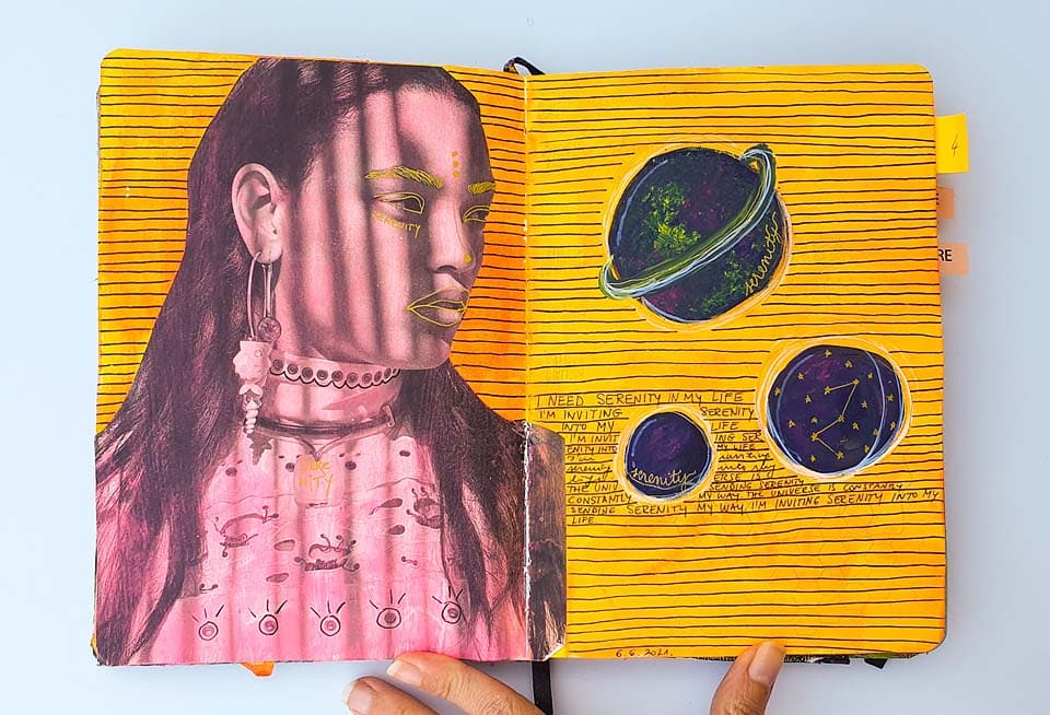 art journal page