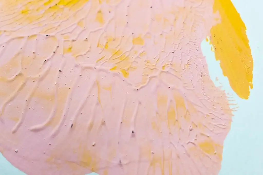 texture with acrylic paint