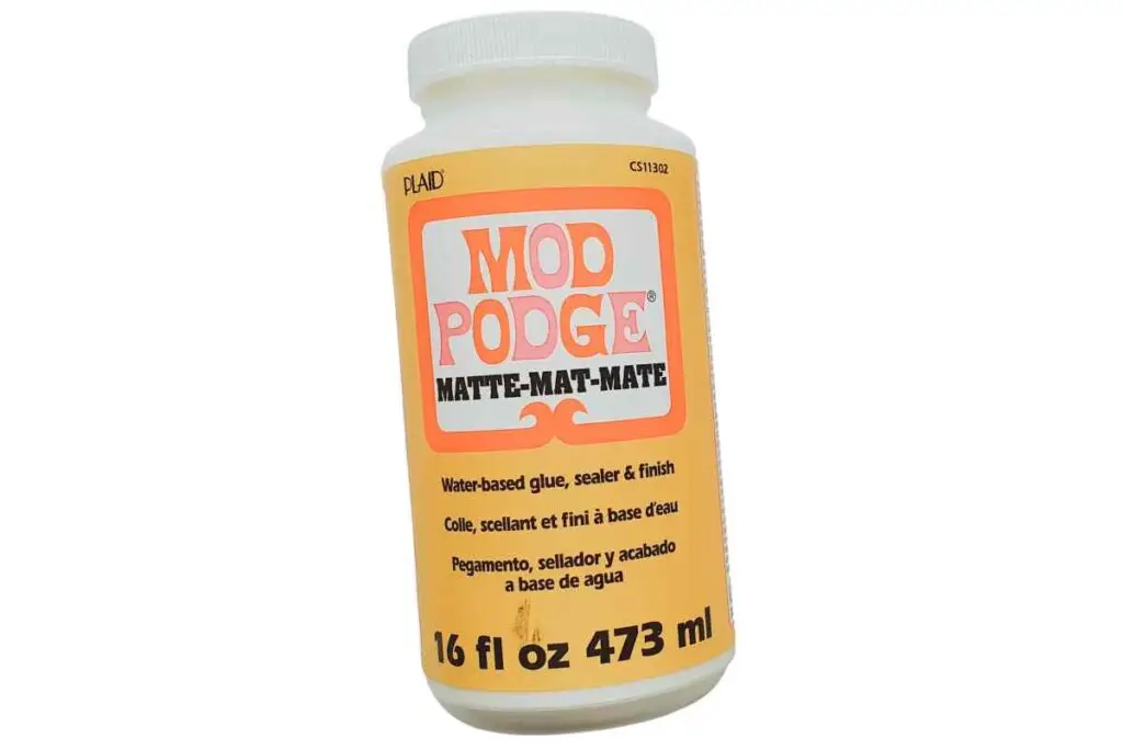 Mod Podge glue for collage