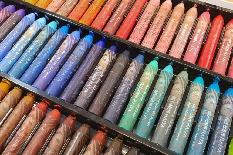 paul rubens oil pastels in a box