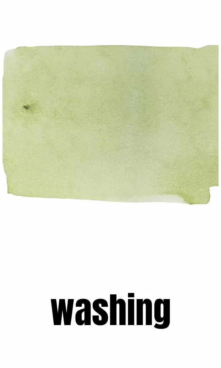 washing acrylic technique