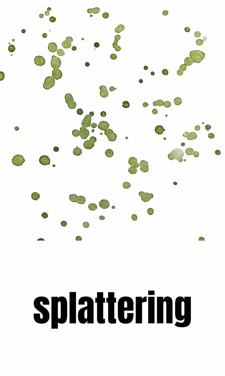 splattering technique