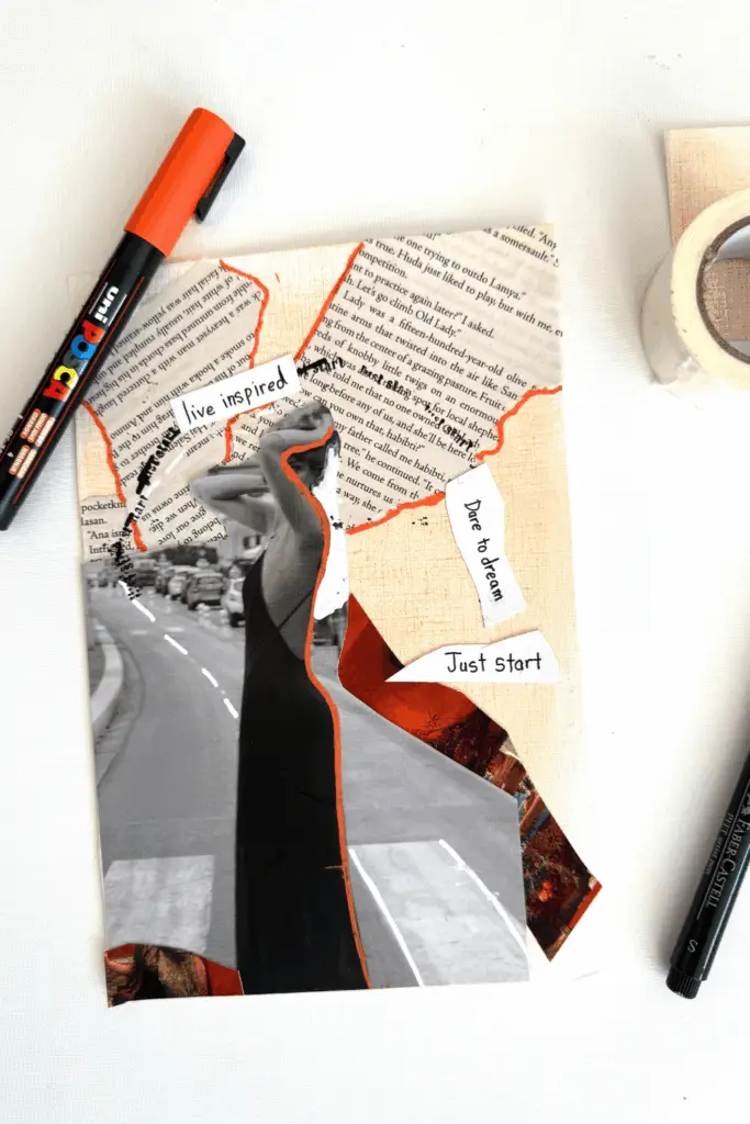 mixed media art journal beginner