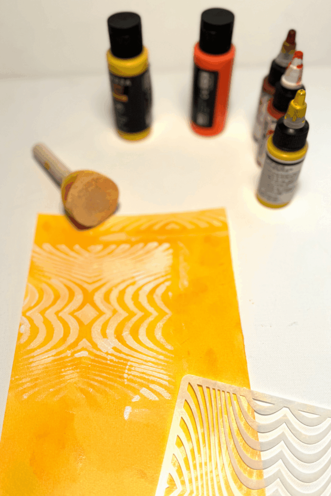 acrylic back ground