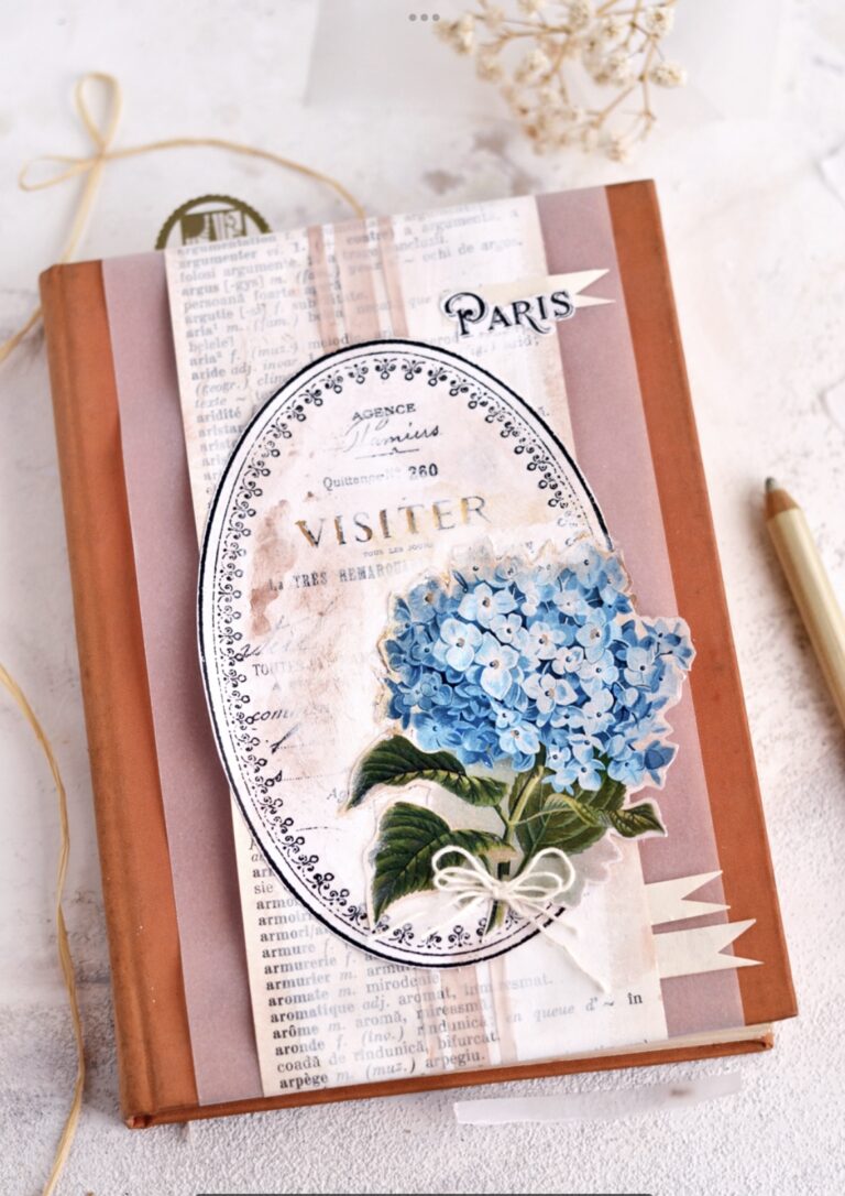 DIY art journal gifts including personalized journals bookmarks and ribbons