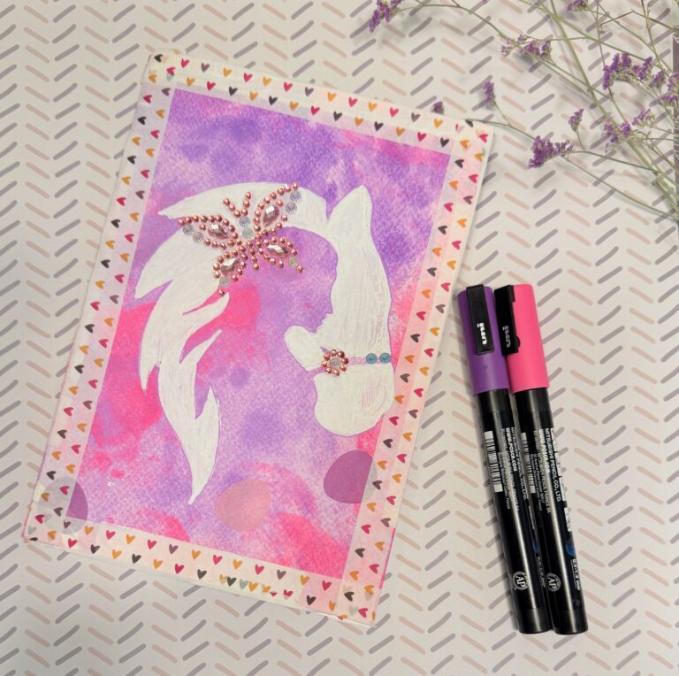 diy birthday art journal gift