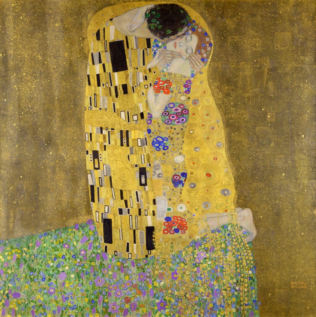 the Kiss by Gustav Klimt