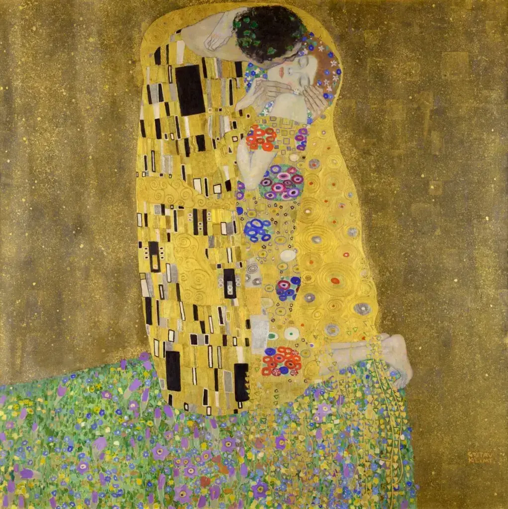 the Kiss by Gustav Klimt