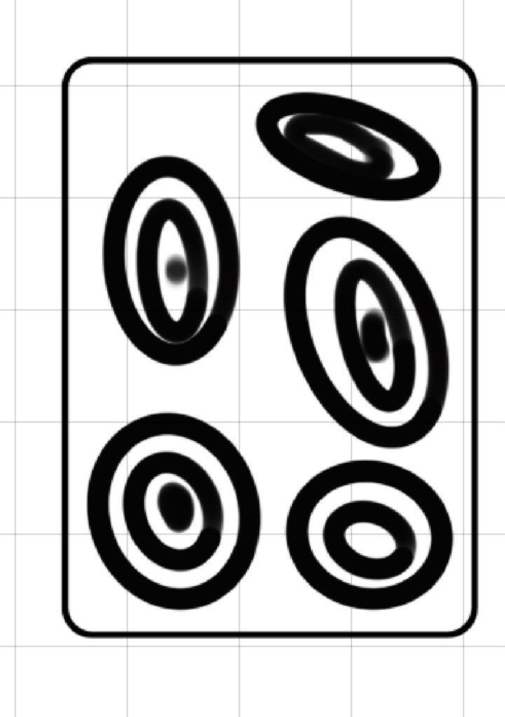 ring within a ring Gustav Klimt Pattern