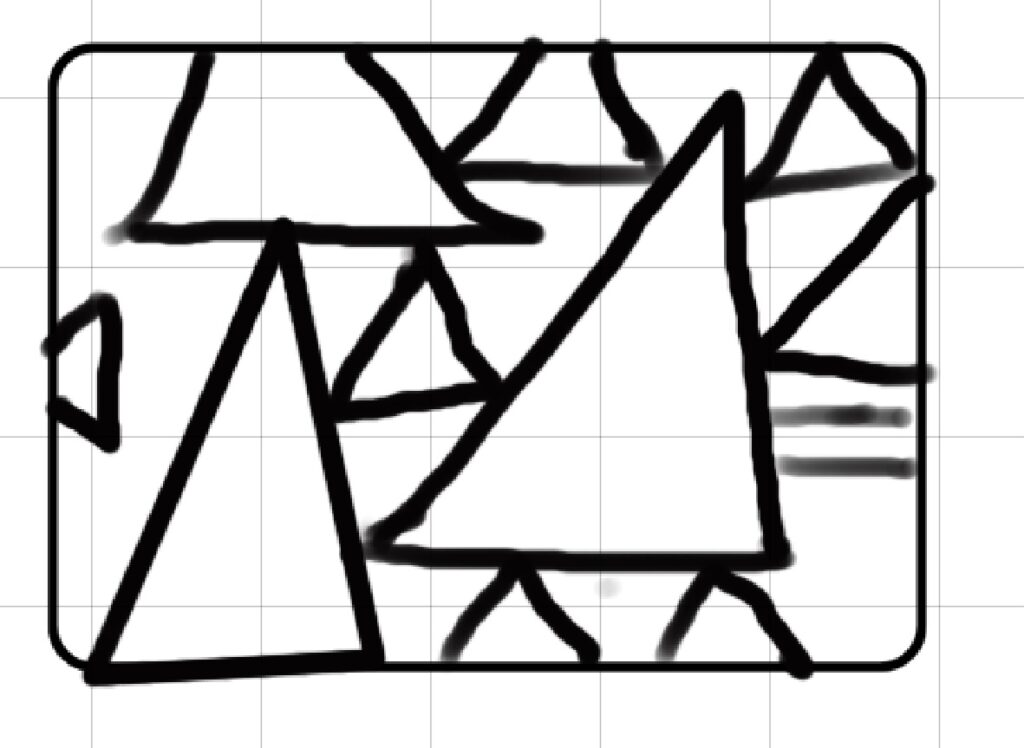 Triangle Cluster inspired Patterns