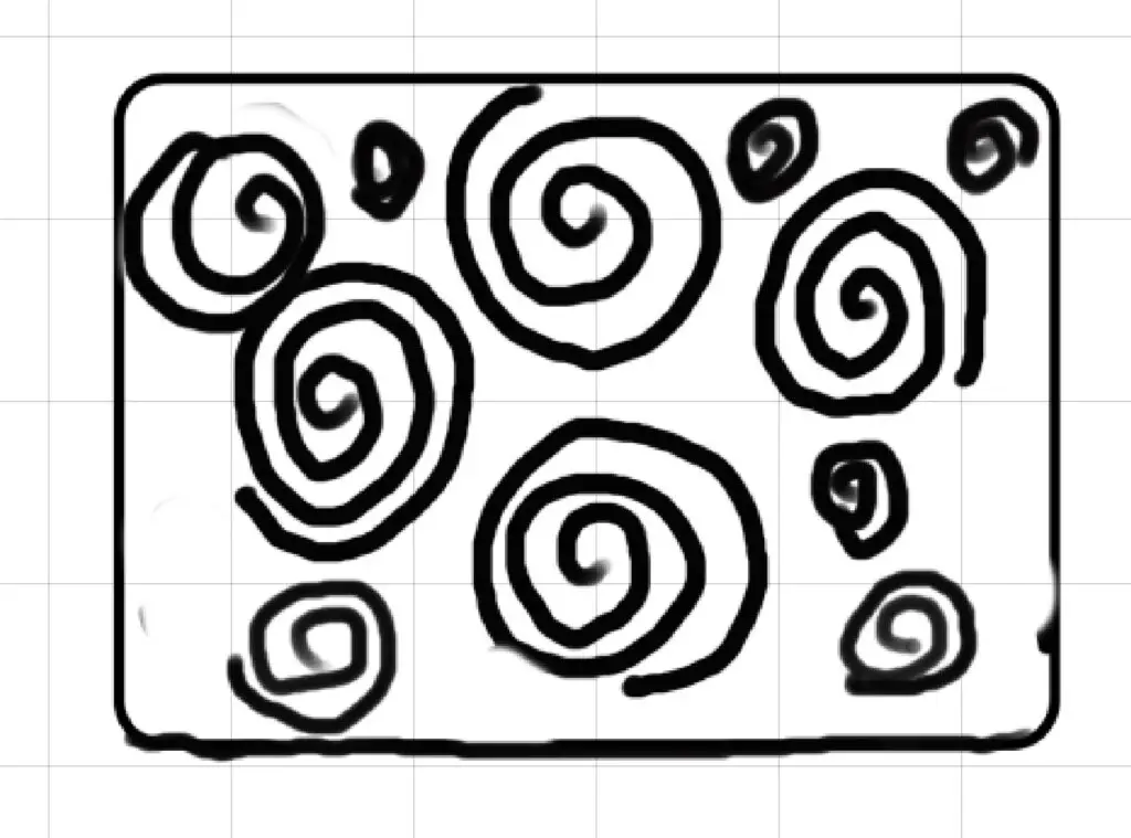 Gustav Klimt patterns hand drawn