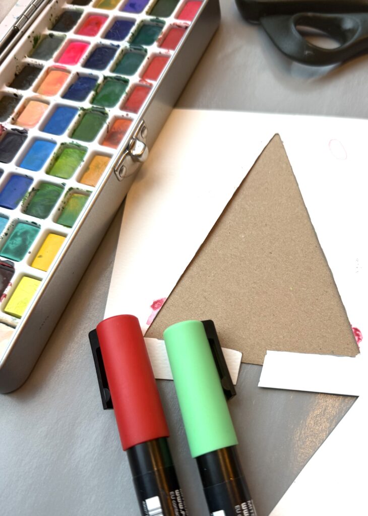 art supplies to do the Greeting cards