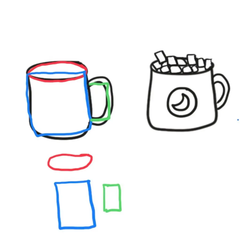 simple drawing of a mug