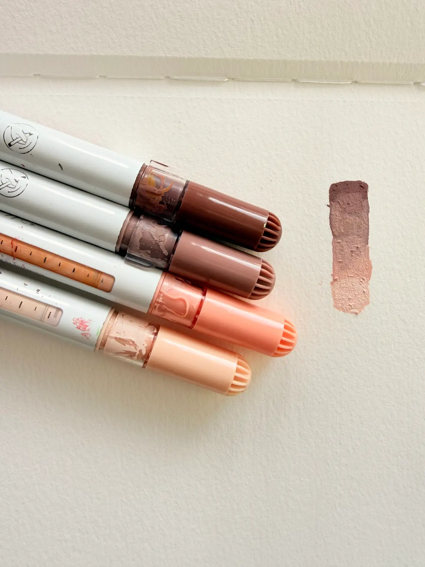 ohuhu markers and blending in an art journal
