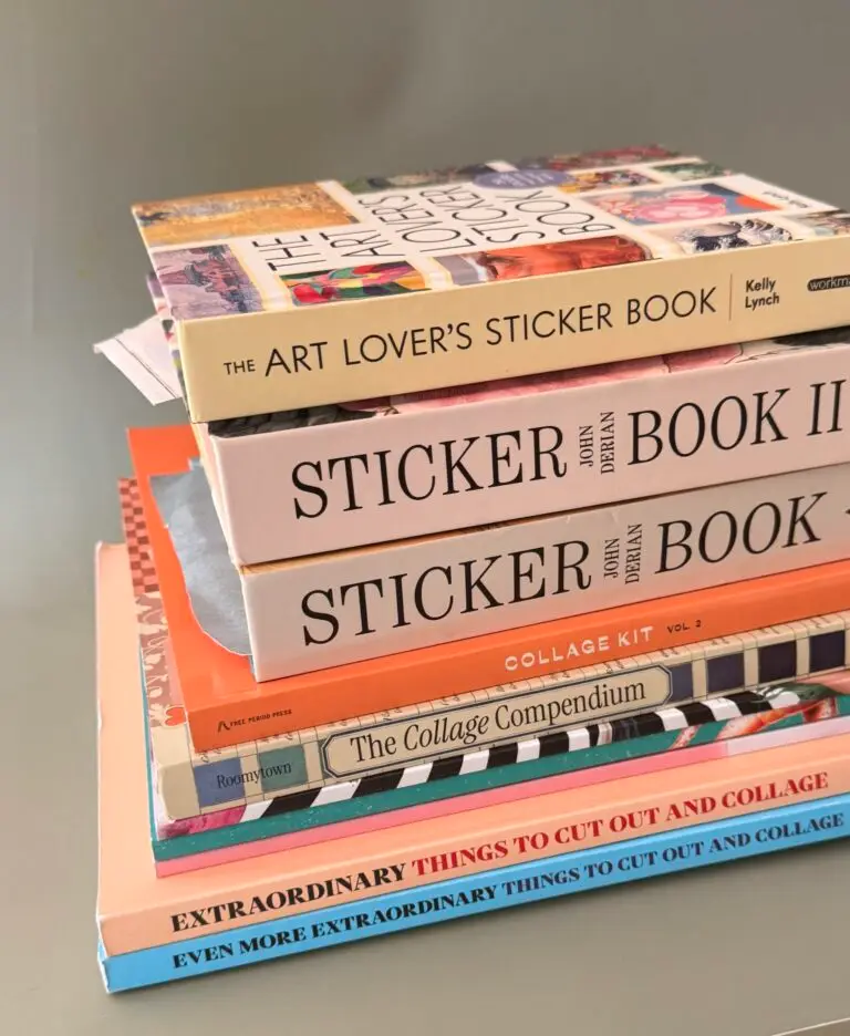 A collection of the best stickers for art journaling and collage