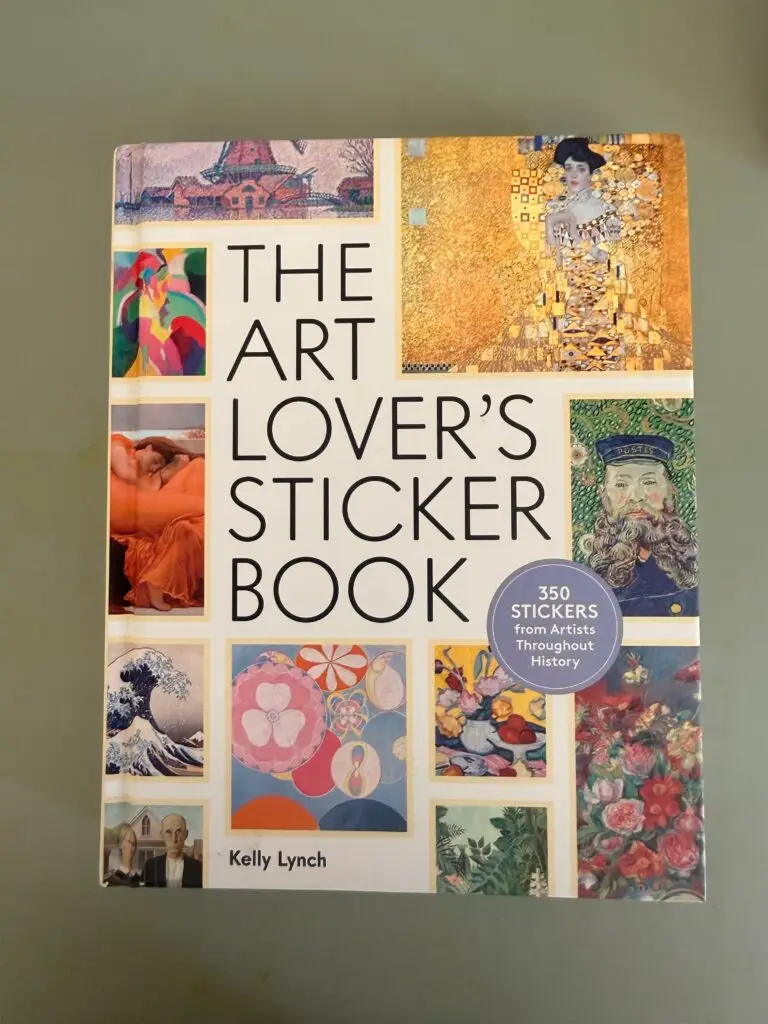 The art Lover's sticker book for art journaling
