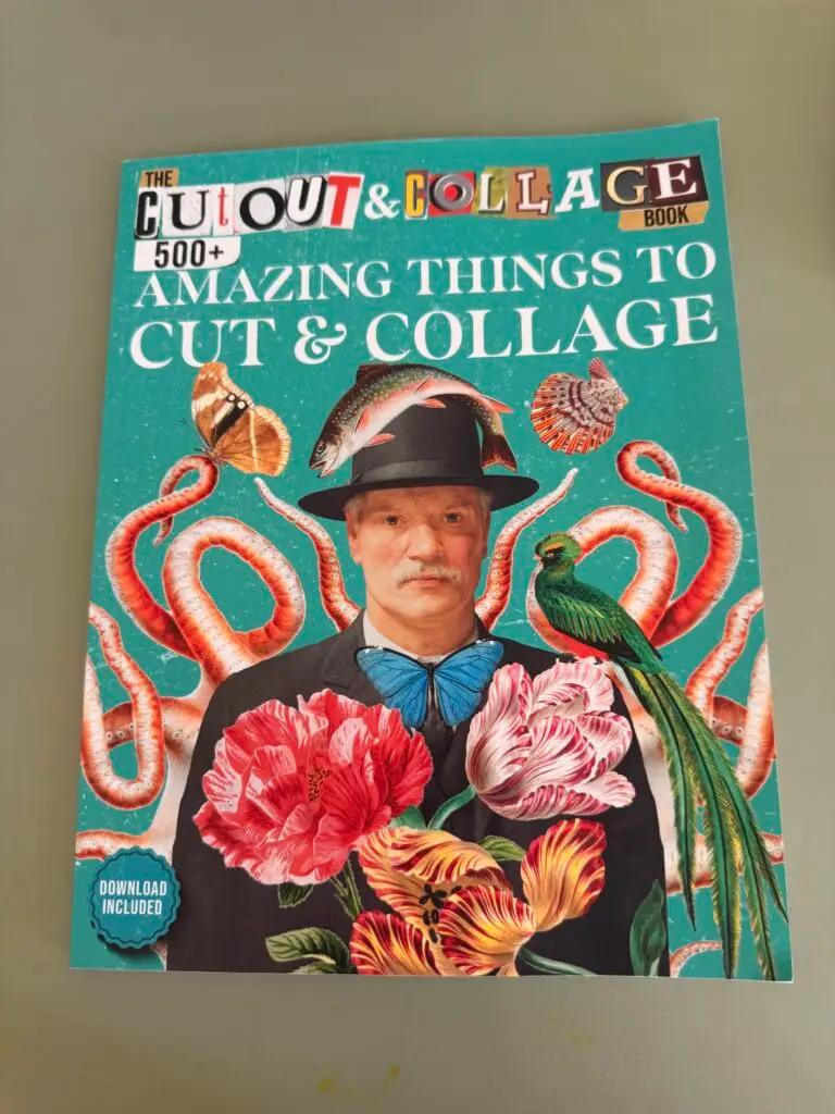 Amazing things to cut and collage. A book for art journal and collage